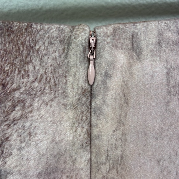 Scotch & Soda / Maison Scotch Boudoir Pencil Skirt Suede 2 Neutral - Picture 8 of 12